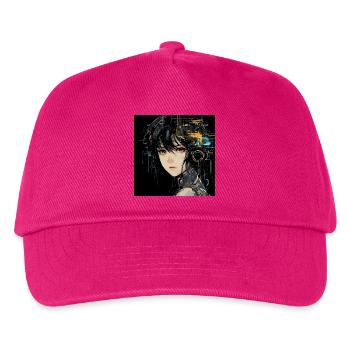 Anime Eyes Digital - Kids’ Baseball Cap - fuchsia - Front