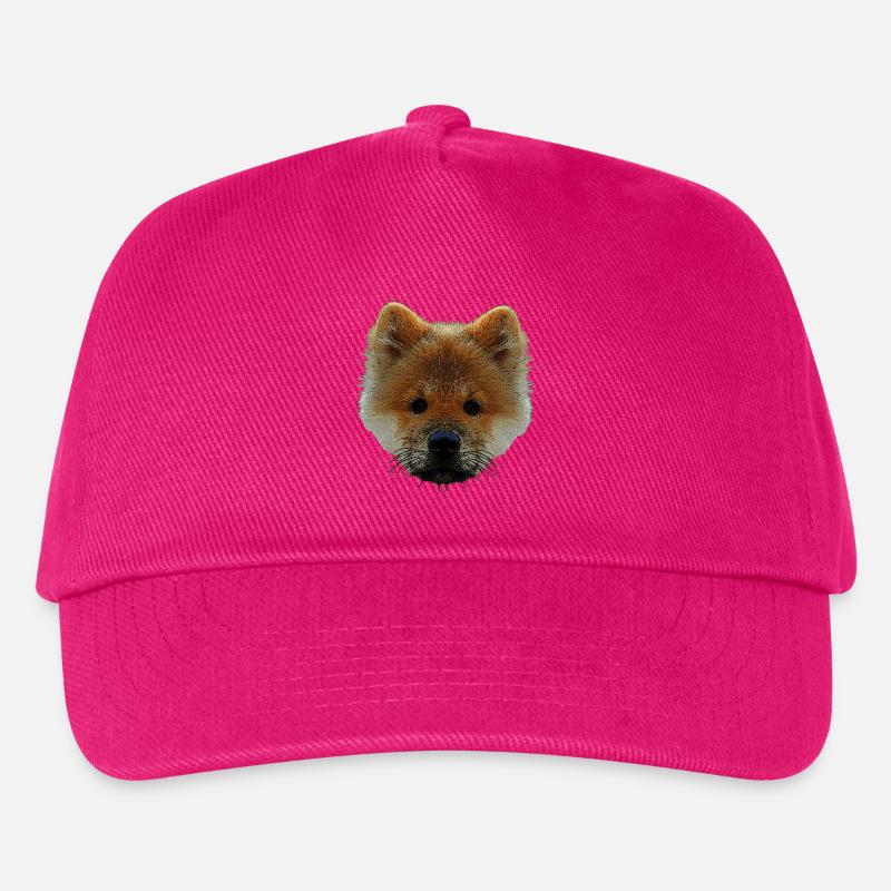 sweater mit hündchen, chow chow welpe - Kinder Basecap - Fuchsia