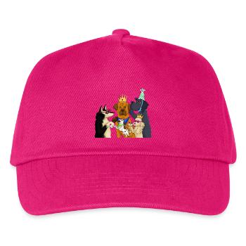 VIP DOGS - Kinder Basecap - Fuchsia - Vorne