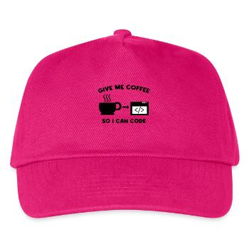 Travailleur, emploi, carrière, codeur, déclaration, succès, - Casquette de baseball Enfant - fuchsia - Devant
