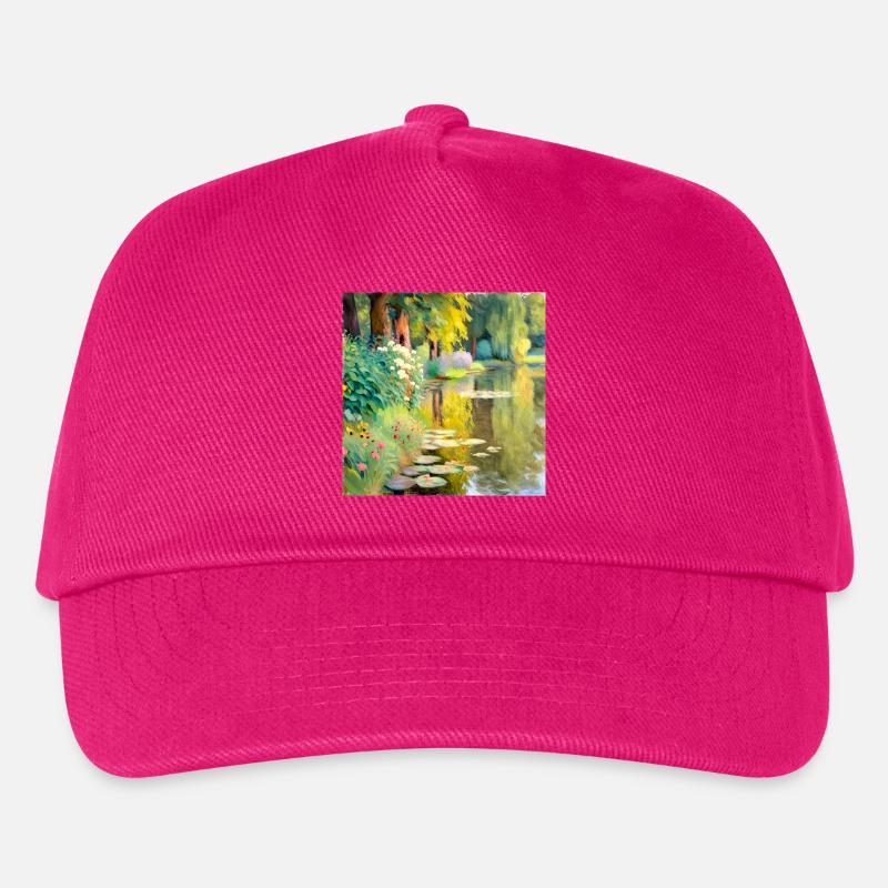 Impressionistische Landschaft - Kinder Basecap - Fuchsia
