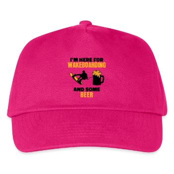 Surf, Wakeboard, Kitesurfer, Surf de déclaration - Casquette de baseball Enfant - fuchsia - Devant