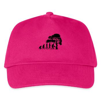 Lumberjack Tree Evolution Saw Sawdust - Kids’ Baseball Cap - fuchsia - Front