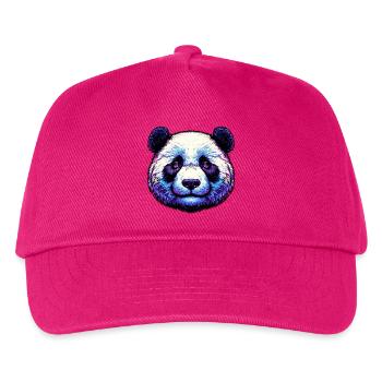 Panda - Kinder Basecap - Fuchsia - Vorne