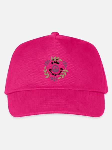 zeit für fair änderung umweltschutz statement - Kinder Basecap - Fuchsia