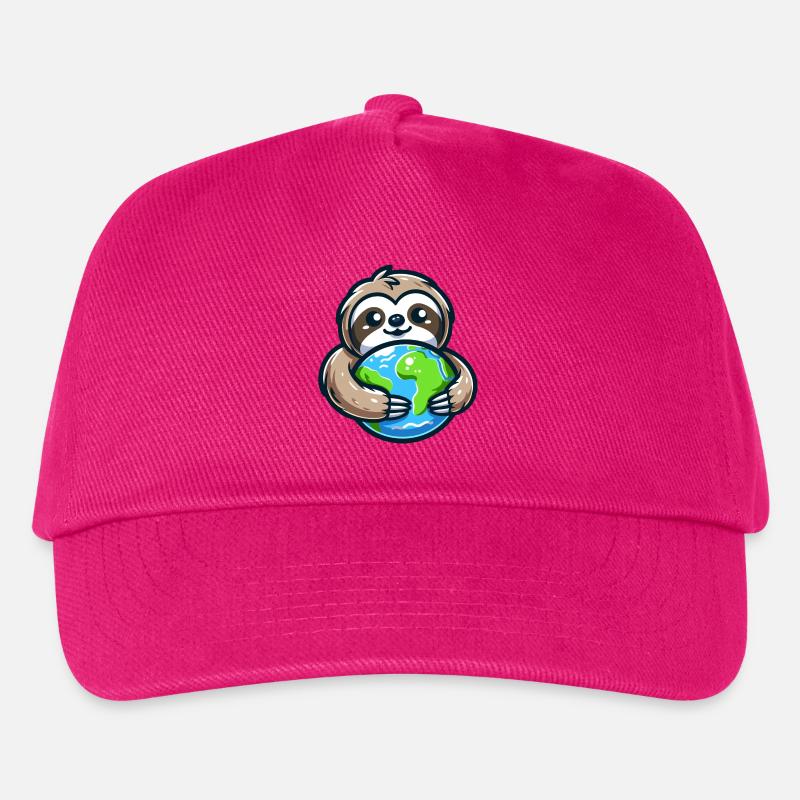 Umarme das Erdfaultier - Kinder Basecap - Fuchsia