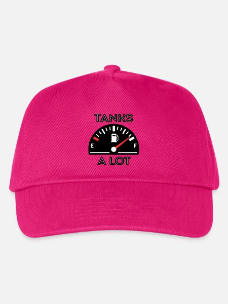 Energie Benzin Statement Energiespeicher Tanken - Kinder Basecap - Fuchsia