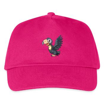 Kalifornischer Kondor in lebhafter Pose - Kinder Basecap - Fuchsia - Vorne