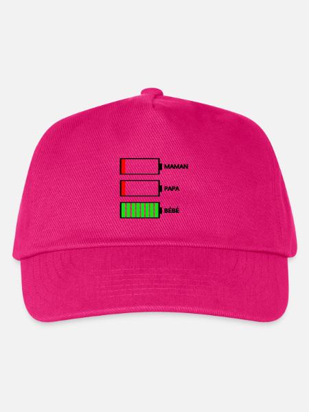 MAMA PAPA BABY - Kinder Basecap - Fuchsia