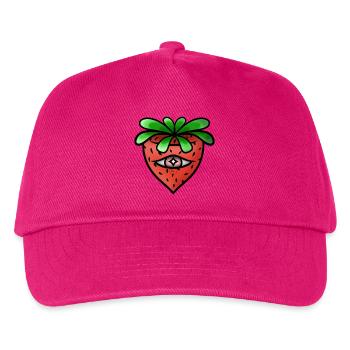 Cursed strawberry! - Kids’ Baseball Cap - fuchsia - Front