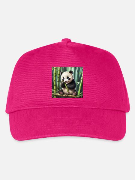 Panda - Kinder Basecap - Fuchsia