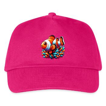 Clownfisch - Kinder Basecap - Fuchsia - Vorne
