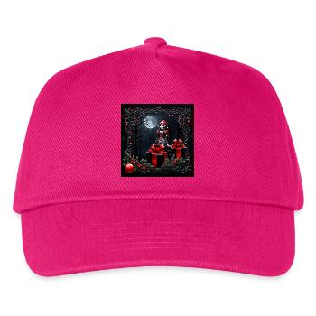 Cute gothic Christmas elf. - Kids’ Baseball Cap - fuchsia - Front