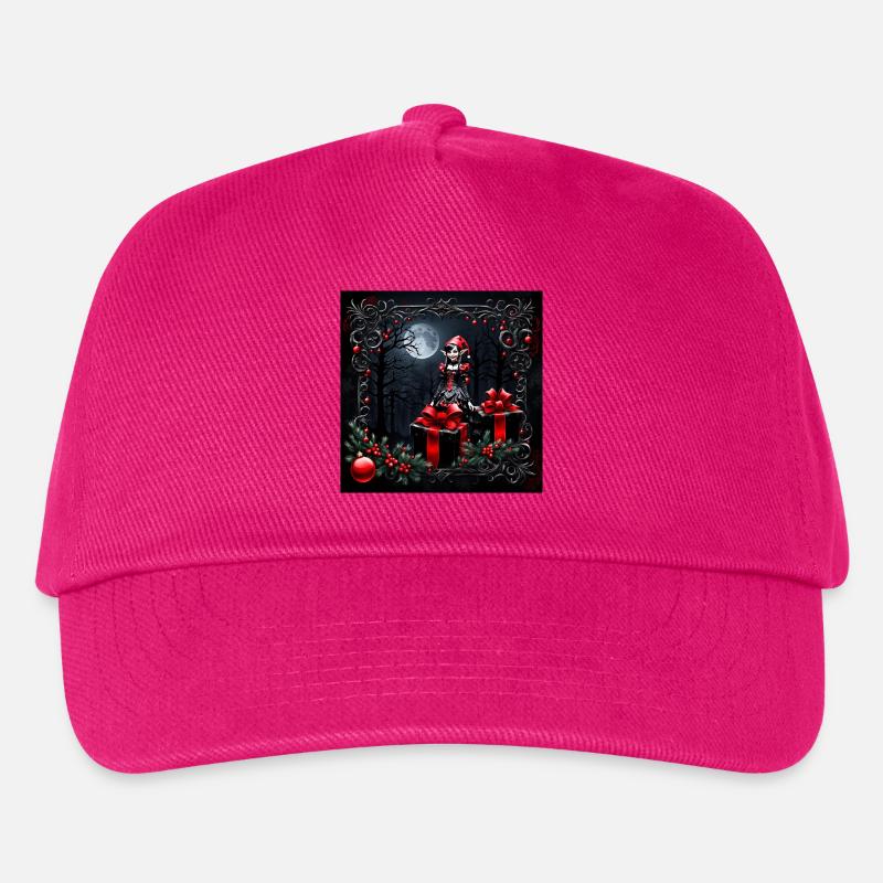 Cute gothic Christmas elf. - Kids’ Baseball Cap - fuchsia