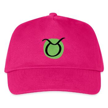 Sternzeichen Stier - Kinder Basecap - Fuchsia - Vorne