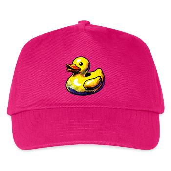 Ente Ente Ente Ente Ente - Kinder Basecap - Fuchsia - Vorne