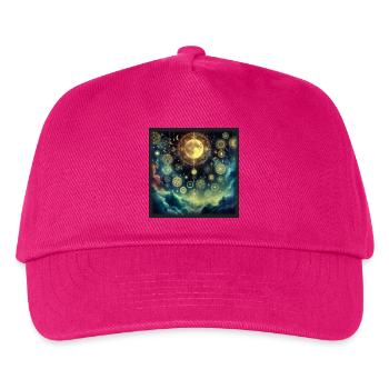 Mystische Astrologie - Kinder Basecap - Fuchsia - Vorne