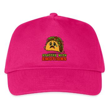 Des tacos remplis d’émotion - Casquette de baseball Enfant - fuchsia - Devant