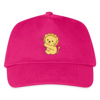 Cuddly Lion Baby - Snuggle King Cub - Kids’ Baseball Cap - fuchsia - Front