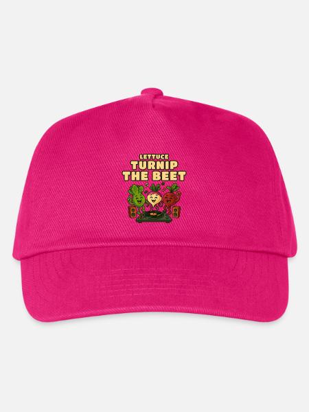 Salatrüben-Rüben-DJ-Groove - Kinder Basecap - Fuchsia