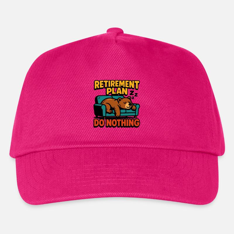 Retirement plan: doing nothing - Kids’ Baseball Cap - fuchsia