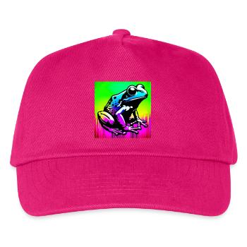 Frosch - Kinder Basecap - Fuchsia - Vorne