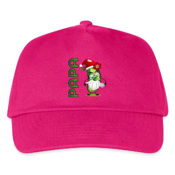 WEIHNACHTSGESCHENKE PAPA BOULESPIELER - Kinder Basecap - Fuchsia - Vorne