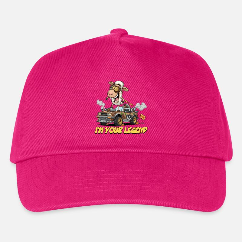 Sheep Racer Auto Sonderanfertigung - Kinder Basecap - Fuchsia