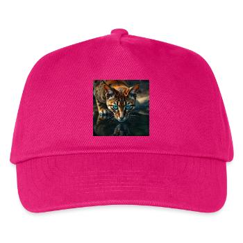 Feline Mysticism - Kids’ Baseball Cap - fuchsia - Front
