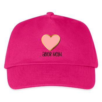 HERZLICHE ABSAGE NEIN SAGEN - Kinder Basecap - Fuchsia - Vorne