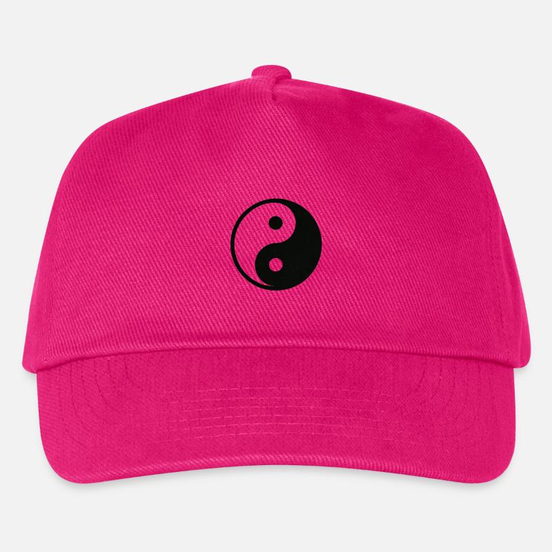 YinYang Silhouette - Kinder Basecap - Fuchsia