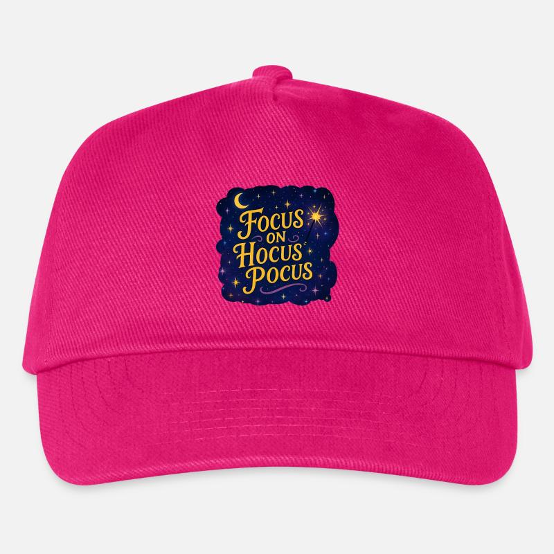 Focus sur Hocus Pocus - Conception de sorts de sorcière magique - Casquette de baseball Enfant - fuchsia