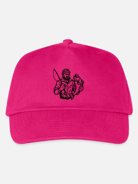 Angler - Kinder Basecap - Fuchsia