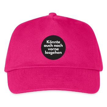 Could also go forward - Kids’ Baseball Cap - fuchsia - Front