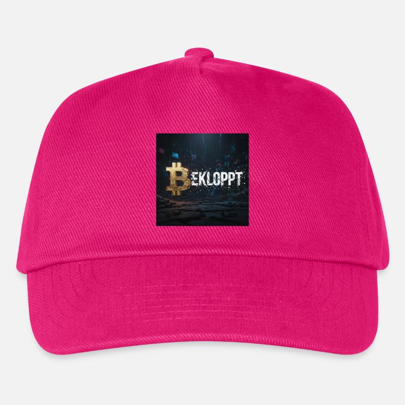 Bitcoin Explosion Krypto Chaos - Kinder Basecap - Fuchsia