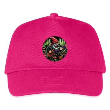 Felsen-Kobold - Kinder Basecap - Fuchsia - Vorne