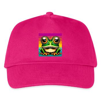 Frosch - Kinder Basecap - Fuchsia - Vorne