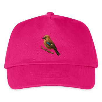 Jays illustration in nature design - Kids’ Baseball Cap - fuchsia - Front