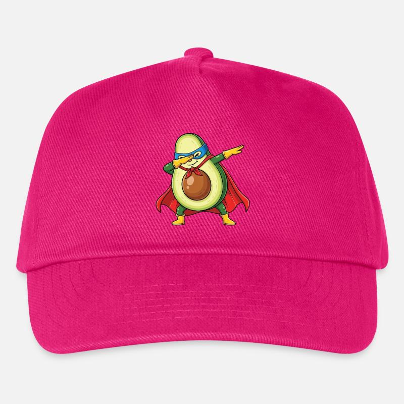 Avocado held Gemüse Stark Vegan Vorbild - Kinder Basecap - Fuchsia
