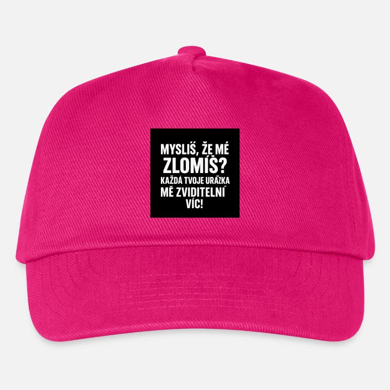 Glaubst du, du brichst mich?  - Kinder Basecap - Fuchsia