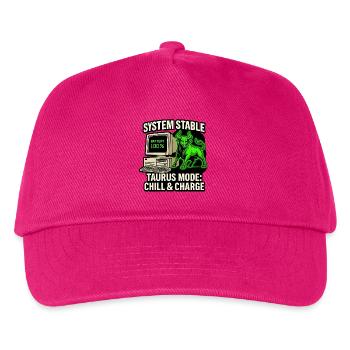 System Stable Taurus Mode Chill & Charge - Kids’ Baseball Cap - fuchsia - Front