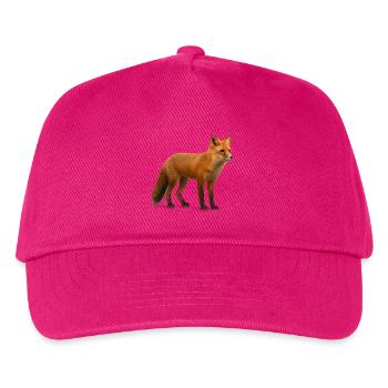 Red fox in the light of nature - Kids’ Baseball Cap - fuchsia - Front