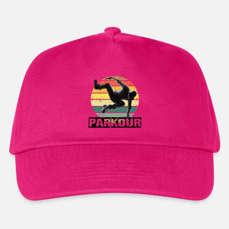 Parkour - Kinder Basecap - Fuchsia