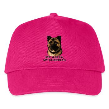 Mein Akita Wächter des Herzens - Kinder Basecap - Fuchsia - Vorne