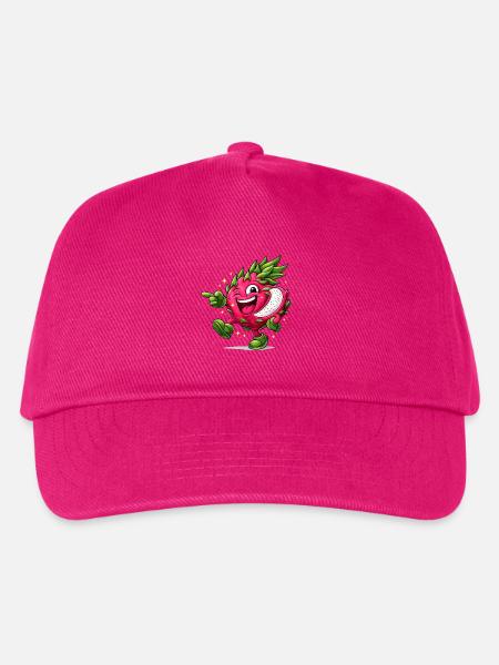 Erdbeer-Happy Dragon - Kinder Basecap - Fuchsia