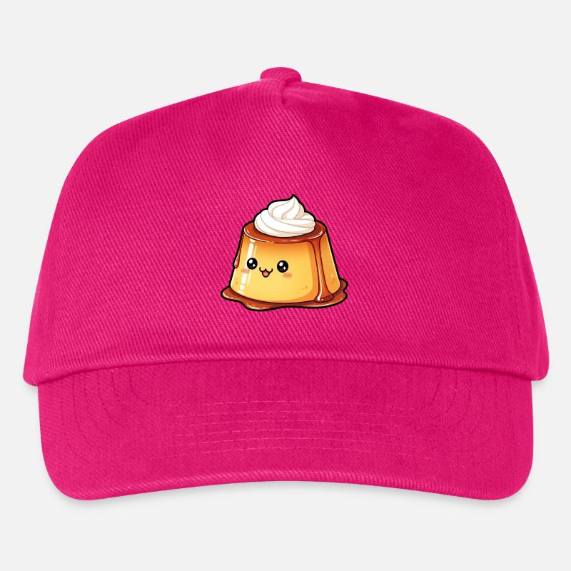 Kawaii Karamellpudding - Kinder Basecap - Fuchsia