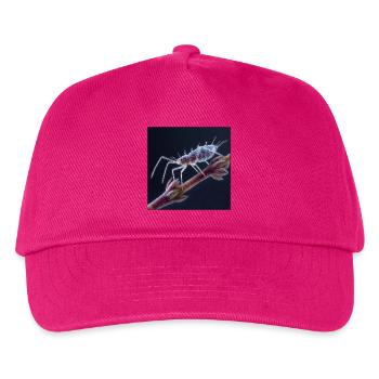 Faszinierende Blattlaus Makro Insekten Grafik - Kinder Basecap - Fuchsia - Vorne