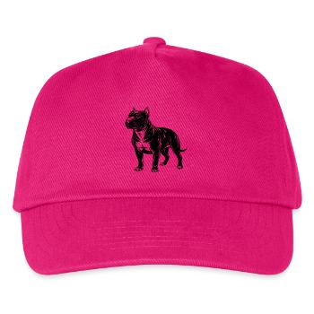 Amerikanischer Pitbull - Kinder Basecap - Fuchsia - Vorne