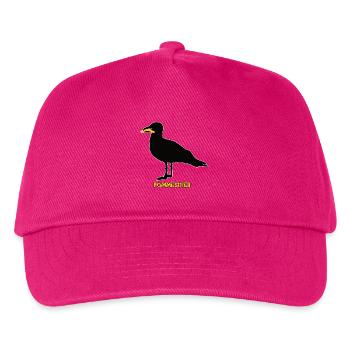 French Fries Thief Seagull - Black - Kids’ Baseball Cap - fuchsia - Front