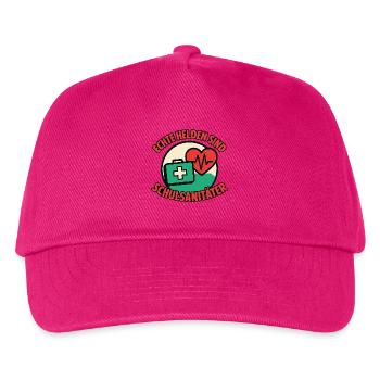 Echte Helden sind Schulsanitäter - Kinder Basecap - Fuchsia - Vorne